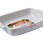 Pyrex Signature ovenschaal keramiek wit 30x22cm