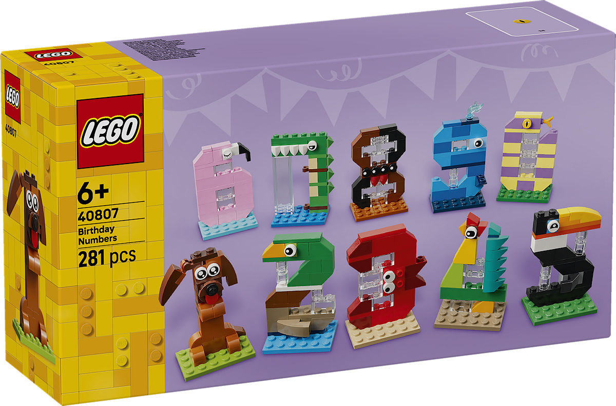 LEGO CREATOR Verjaardagscijfers LEGO CREATOR Verjaardagscijfers