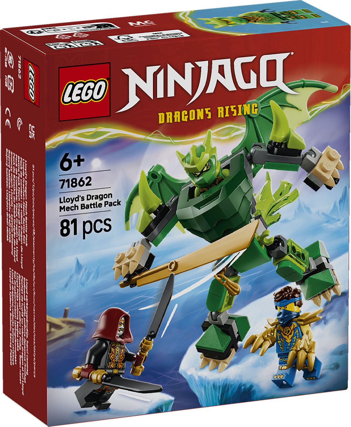 LEGO Ninjago Lloyds drakenmecha strijdpakket LEGO Ninjago Lloyds drakenmecha strijdpakket