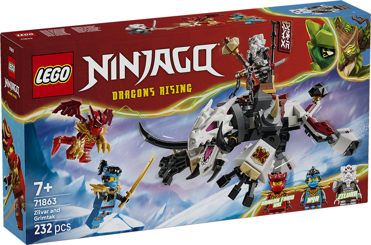 LEGO Ninjago Zilvar en Grimtak het Drakenbeest LEGO Ninjago Zilvar en Grimtak het Drakenbeest