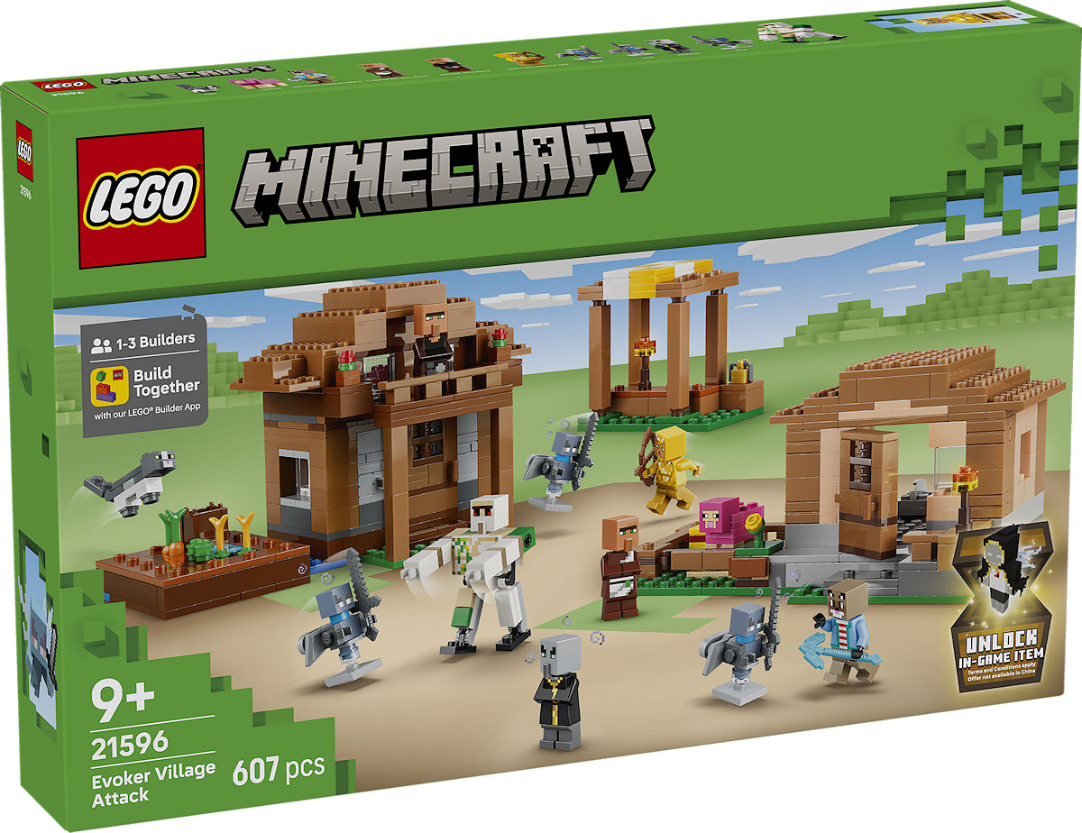 LEGO Minecraft Oproeper dorpsaanval LEGO Minecraft Oproeper dorpsaanval