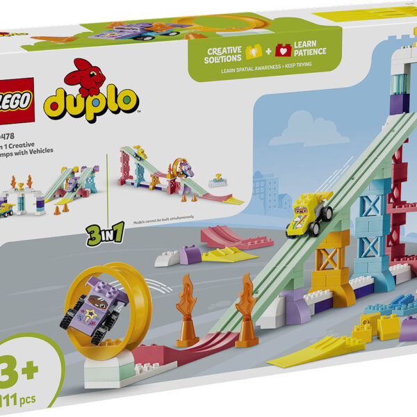 DUPLO Stad 3-in-1 creatieve hellingen met voertuigen