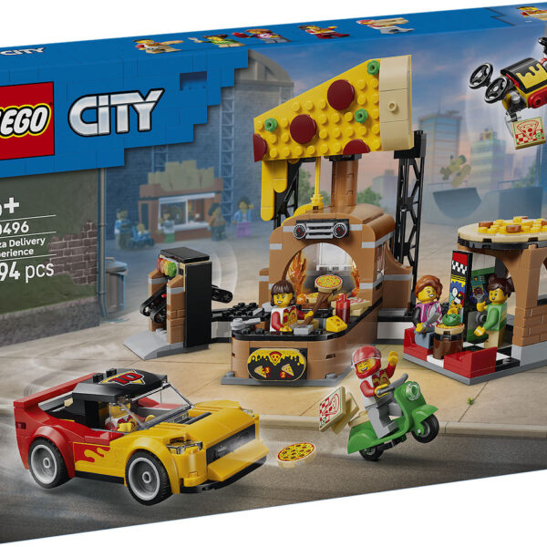 LEGO City Pizzacentrale met voertuigen