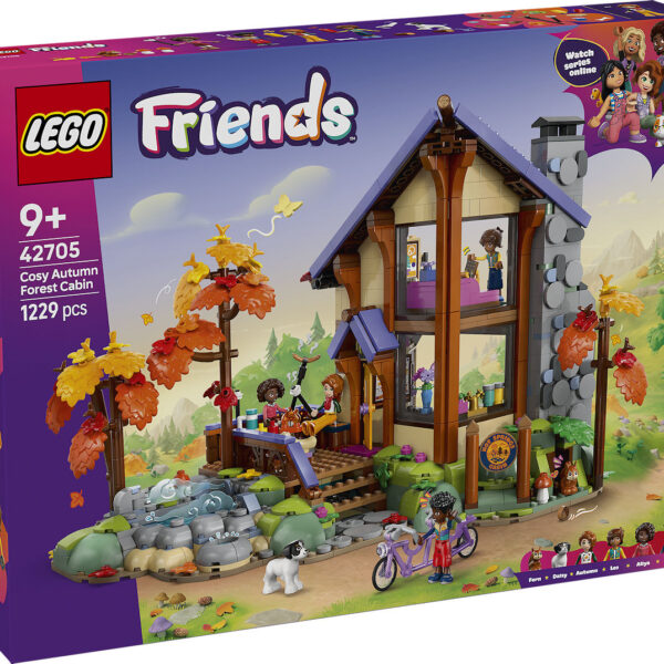 LEGO Friends Gezellige boshut in de herfst