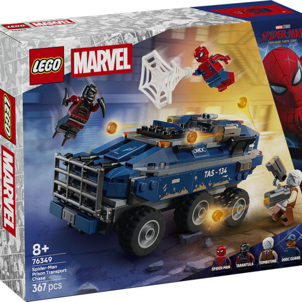 LEGO Marvel Spider-Man achtervolging gevangenistransport