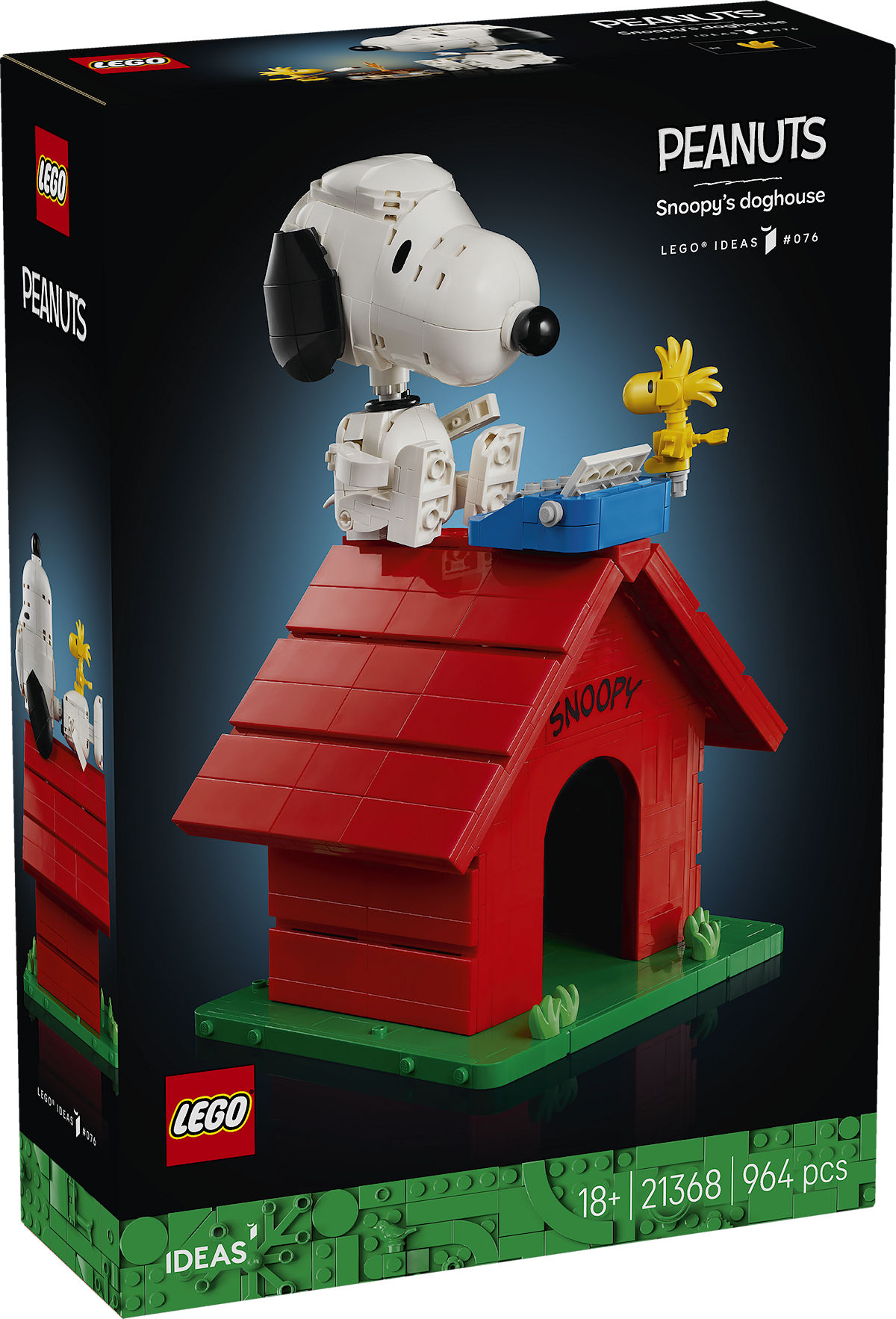 LEGO Ideas Peanuts: Snoopy's hondenhok LEGO Ideas Peanuts: Snoopy's hondenhok