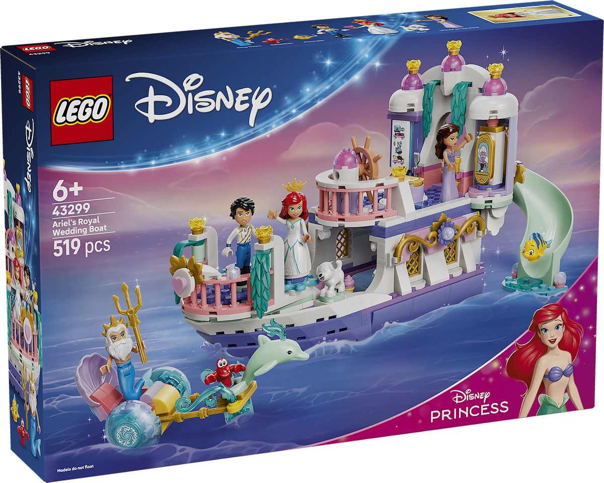 LEGO Disney Ariëls koninklijke trouwboot LEGO Disney Ariëls koninklijke trouwboot