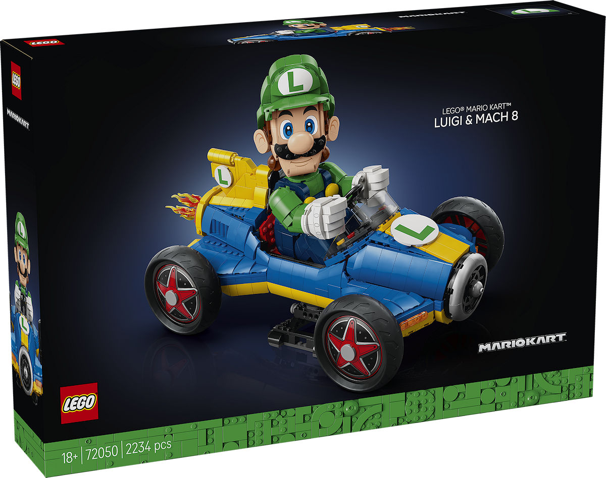 LEGO Super Mario Mario Kart: Luigi en Mach 8 LEGO Super Mario Mario Kart: Luigi en Mach 8