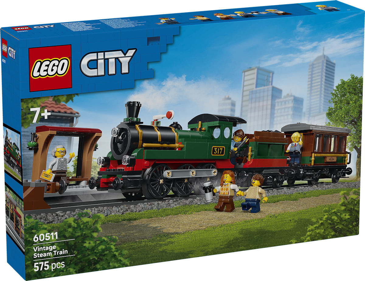 LEGO City Vintage stoomtrein LEGO City Vintage stoomtrein