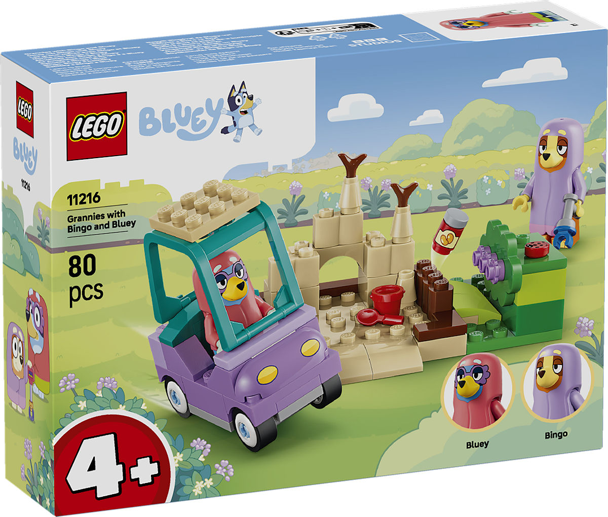 LEGO Bluey Oma's met Bingo en Bluey LEGO Bluey Oma's met Bingo en Bluey