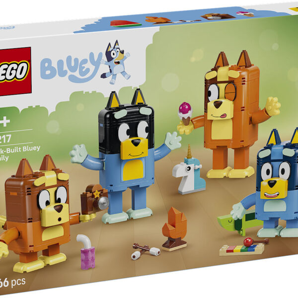 LEGO Bluey Bouwbare figuren van Bluey en haar familie