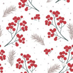 Duni servetten Berrie Merrie 3-laags 33x33