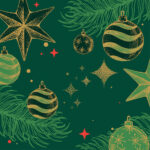 Duni servetten Forest Glow 3-laags 33x33