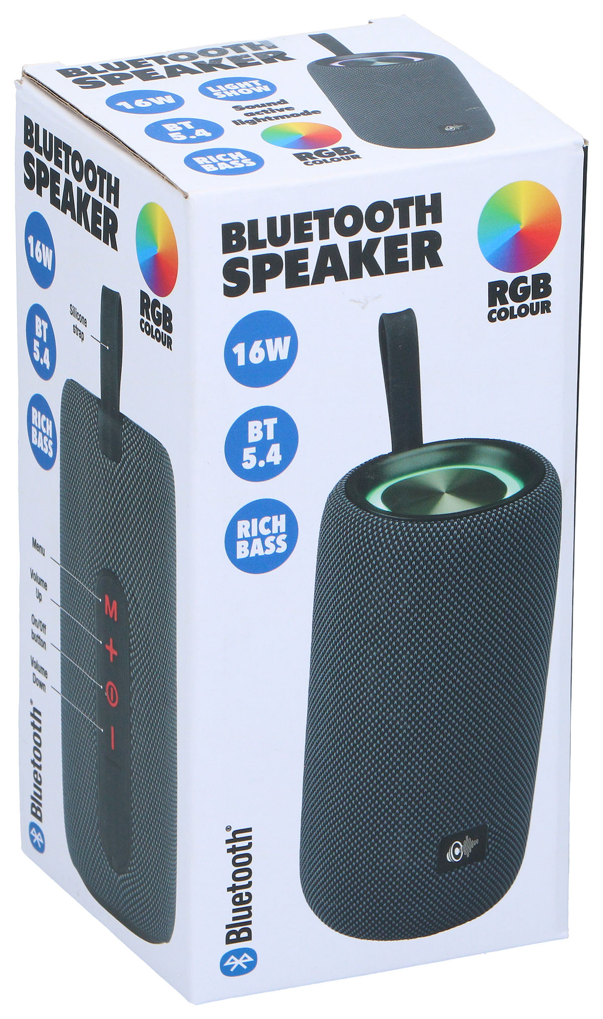 Draadloze Bluetooth Speaker 16W RGB 6LED Draadloze Bluetooth Speaker 16W RGB 6LED