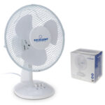 Ventilator tafelmodel wit 23cm 3 snelheden