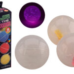 Glow in the dark stuiterballen, 3 stuks in doos