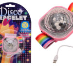 Oplaadbare pols disco armband
