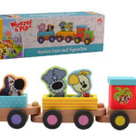 Joueco - Woezel en Pip Treinset met figuurtjes