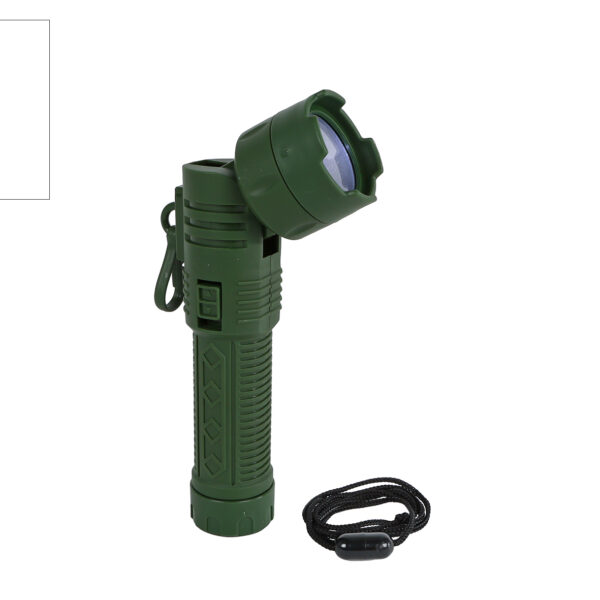 Mission Control Zaklamp 16cm met 90gr functie incl batterij