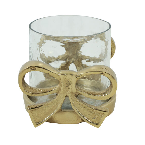 Countryfield Kandelaar m/strik Darla S L9B13H10cm - goud