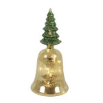 Countryfield LED Kerstbel Jolie S 9,5x9,5x21cm - goud