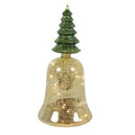 Countryfield LED Kerstbel Jolie M 12x12x25,5cm - goud