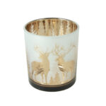 Countryfield Theelichthouder Pines S 7x7x8cm - goud