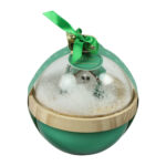 Countryfield Kaars Kerstbal Heine 11x11x12cm - groen