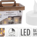 Theelicht Led Timer 24 stuks in emmer