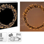 Verlichting 400LED Krans 48cm - Warm Wit