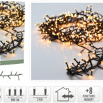 Verlichting 400LED Microcluster 8M IP44 - Warm wit