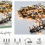 Verlichting 800LED Microcluster 16M IP44 - Warm wit