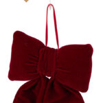 Stoffen Strik 14x10cm - Rood