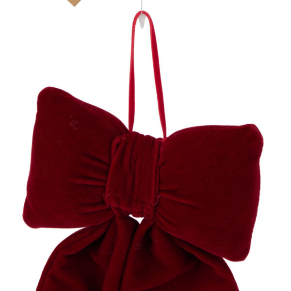 Stoffen Strik 14x10cm - Rood