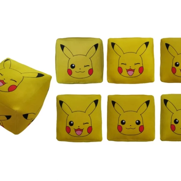 Pokemon Kubus kussen 25x25cm -Pickahu