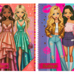 Besties Fashion design book A4 incl stickers en stencils ass