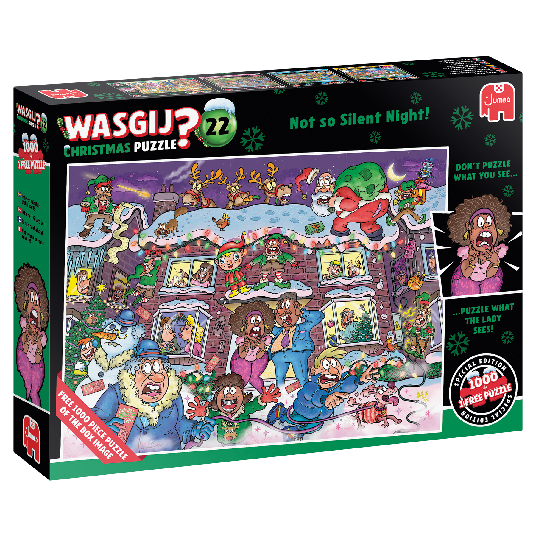 Puzzel 2x1000 Wasgij Christmas 22 - Niet zo'n stille nacht! Puzzel 2x1000 Wasgij Christmas 22 - Niet zo'n stille nacht!