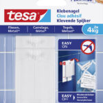Tesa Klevende Spijker Tegel/Metaal 4Kg - 2 stuks