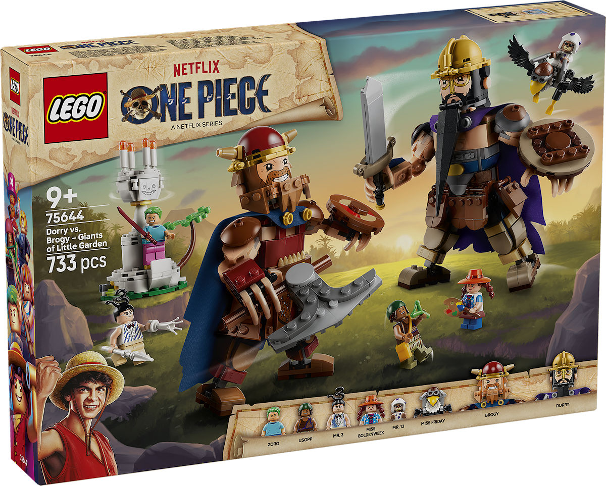 LEGO ONE PIECE Dorry vs. Brogy – Reuzen van Kleine Gaarde LEGO ONE PIECE Dorry vs. Brogy – Reuzen van Kleine Gaarde