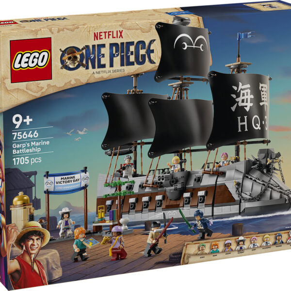 LEGO ONE PIECE Het slagschip van Garp