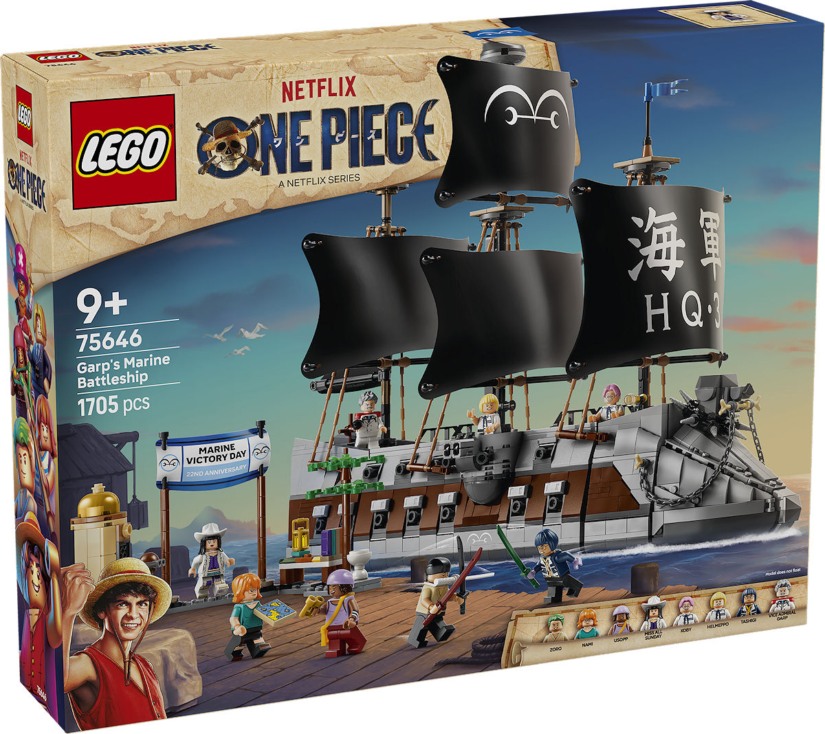 LEGO ONE PIECE Het slagschip van Garp LEGO ONE PIECE Het slagschip van Garp