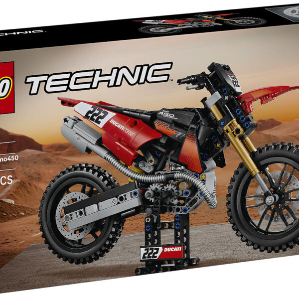 LEGO Technic Ducati Desmo450 MX Factory motor