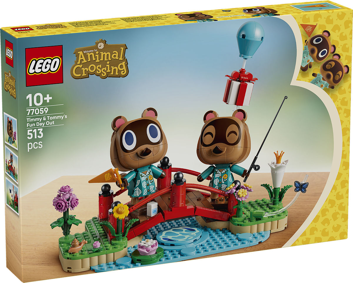 LEGO Animal Crossing Dagje vrij met Timmy en Tommy LEGO Animal Crossing Dagje vrij met Timmy en Tommy