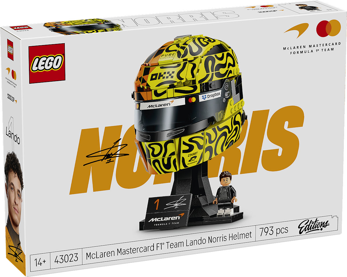 LEGO Editions Sports F1 McLaren helm van Lando Norris LEGO Editions Sports F1 McLaren helm van Lando Norris