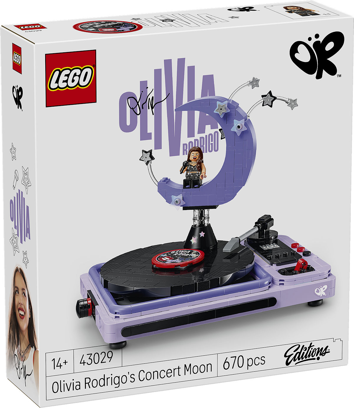 LEGO Editions Music Olivia Rodrigo's concertmaan LEGO Editions Music Olivia Rodrigo's concertmaan