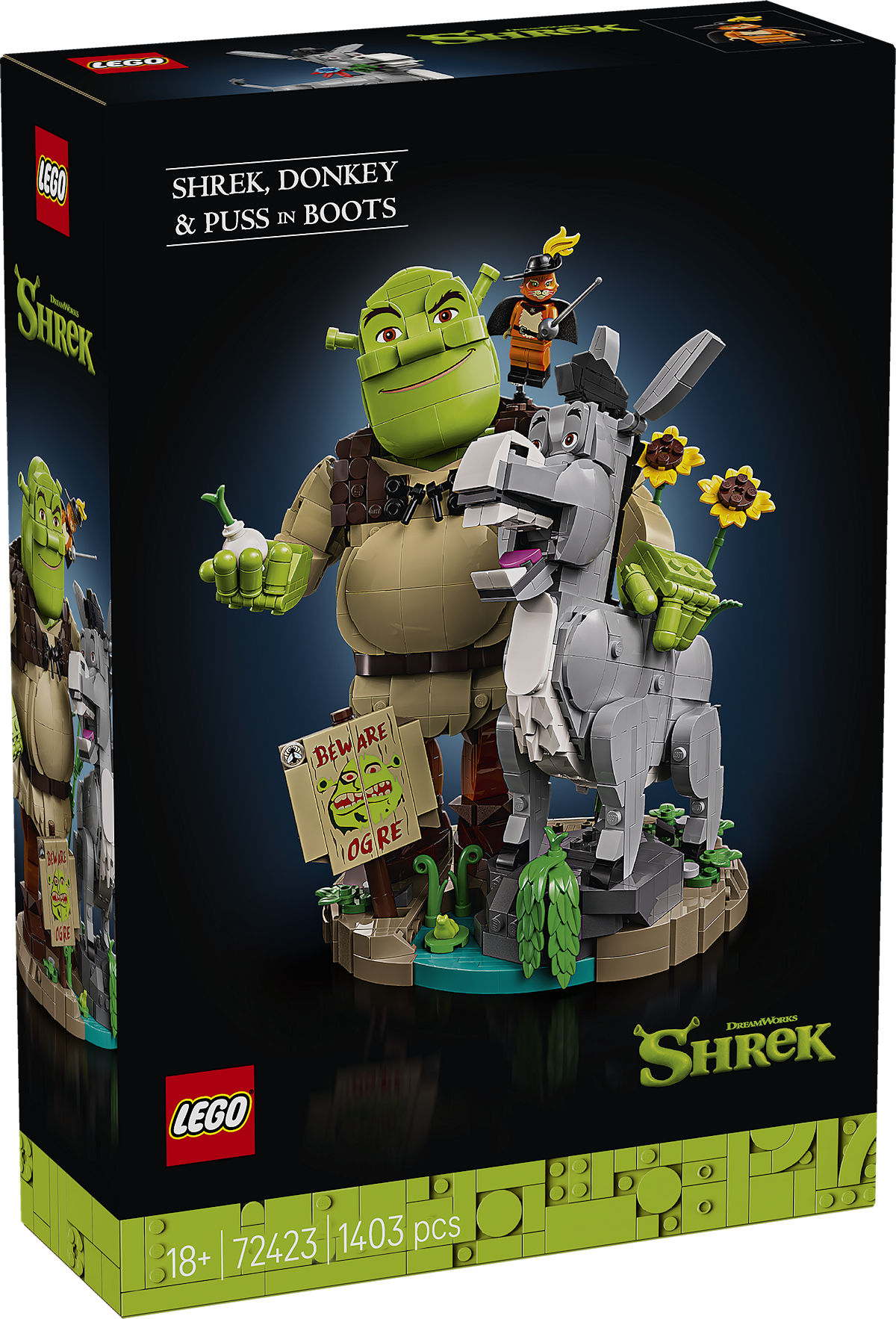 LEGO Shrek Shrek, Ezel en de Gelaarsde Kat LEGO Shrek Shrek, Ezel en de Gelaarsde Kat