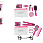 Haar/make-up set in etui 7-8dlg 2ass