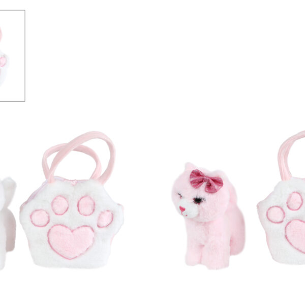 Take Me Home poes in tasje pluche 2ass 20cm