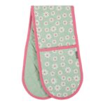 LM Ovenwant dubbel 18x85cm - Daisy Flowers groen