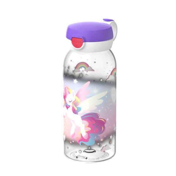Mepal Campus Unicorn Glow - drinkfles met flipdop 600 ml
